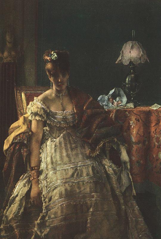 Alfred Stevens The Desperate Woman Sweden oil painting art